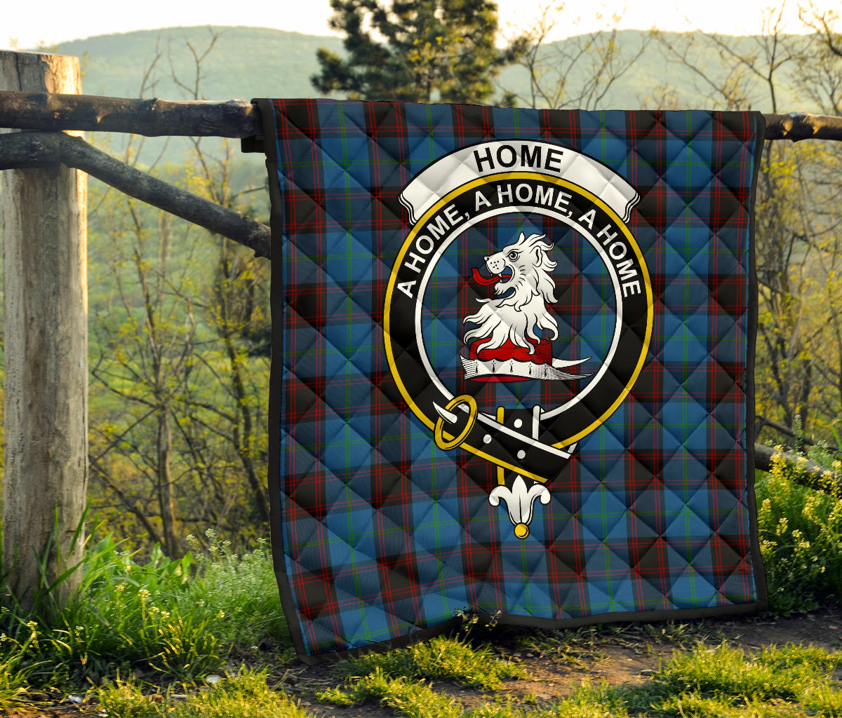 Home Clans Originaux Tartan Crest Quilt - SP