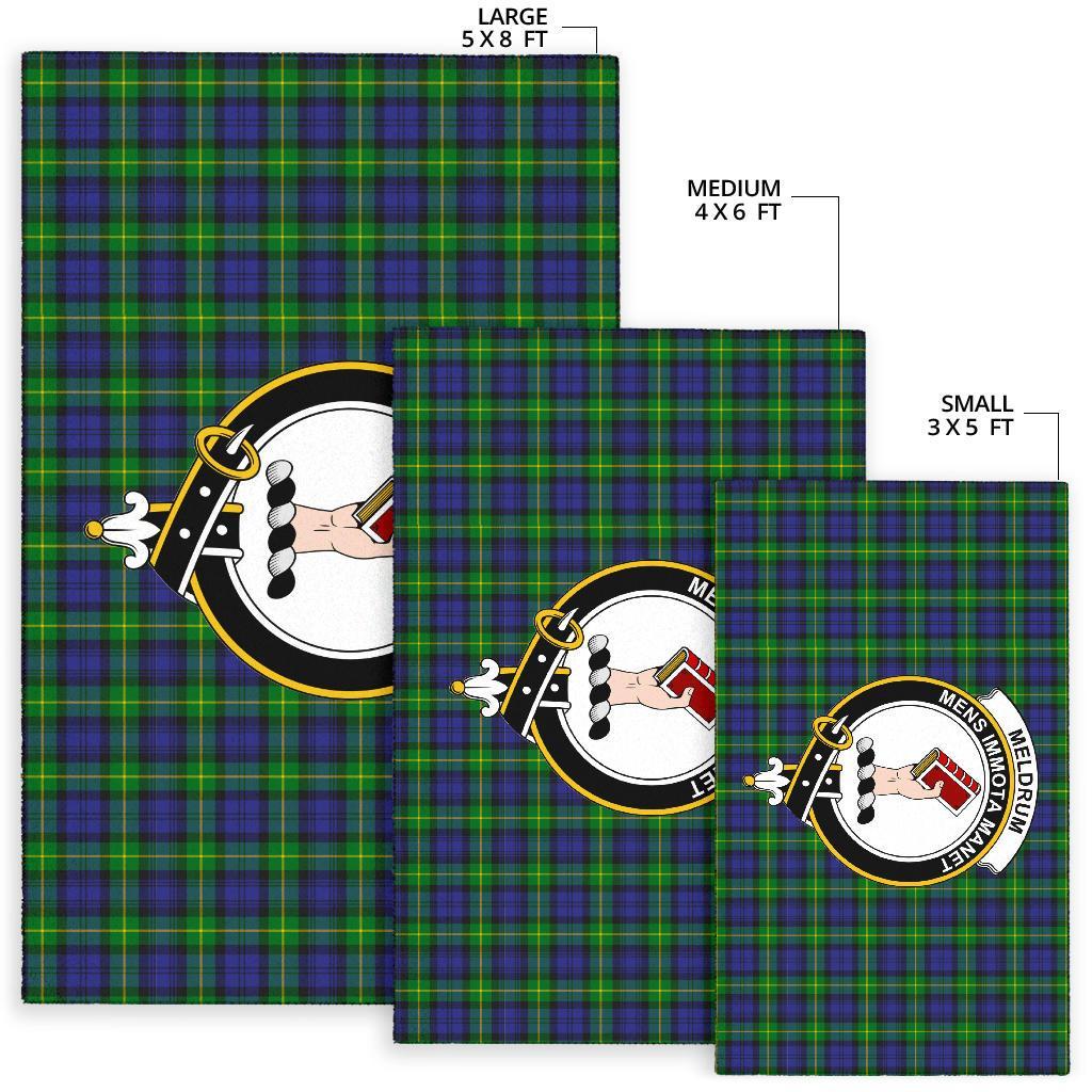 Meldrum Tartan Crest Area Rug