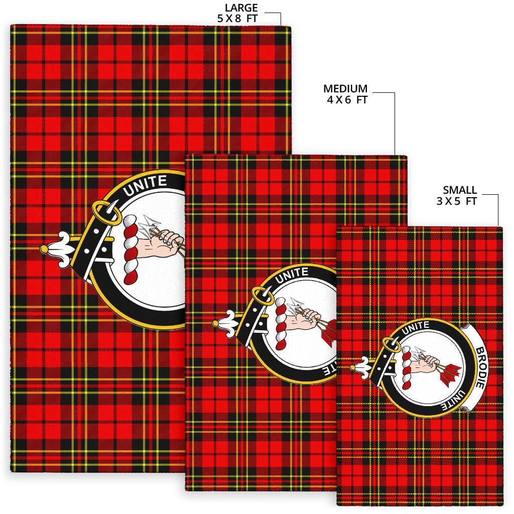 Brodie Tartan Crest Area Rug