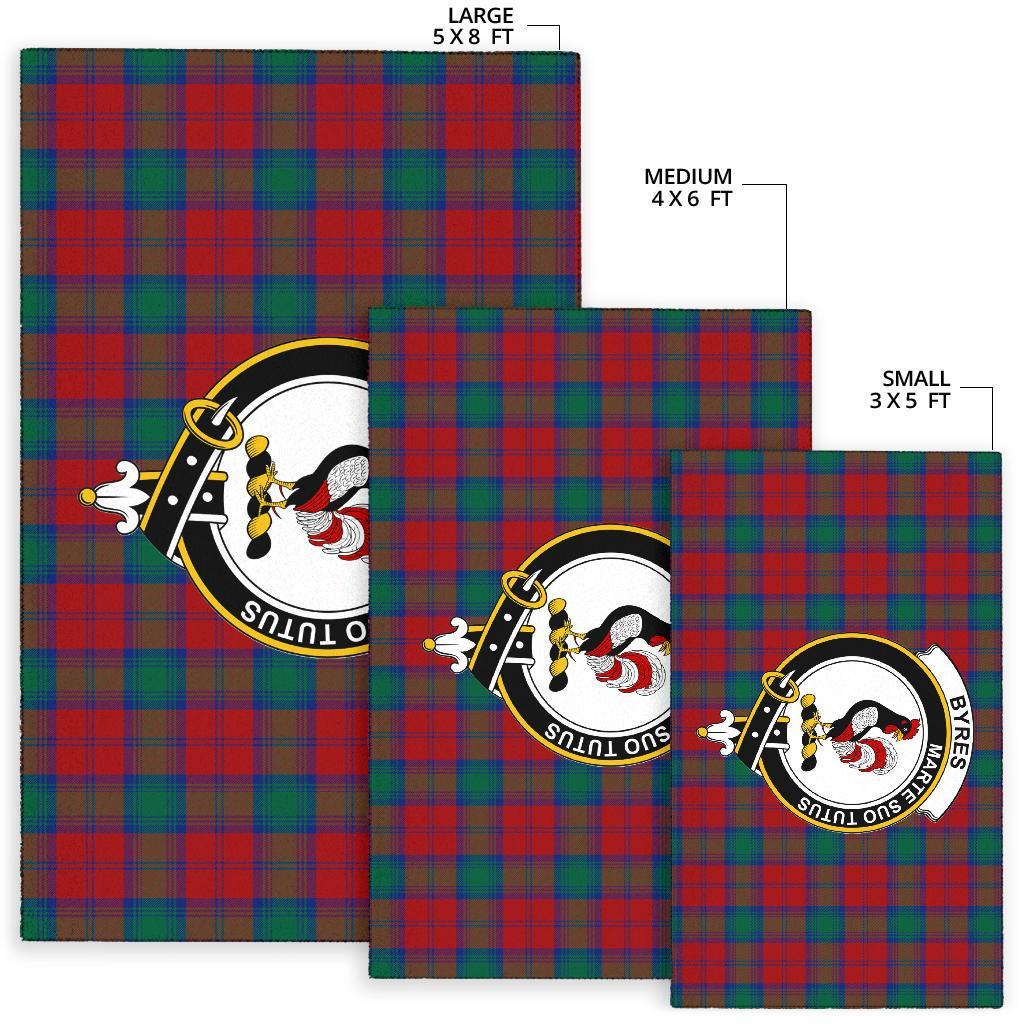 Byres Tartan Crest Area Rug