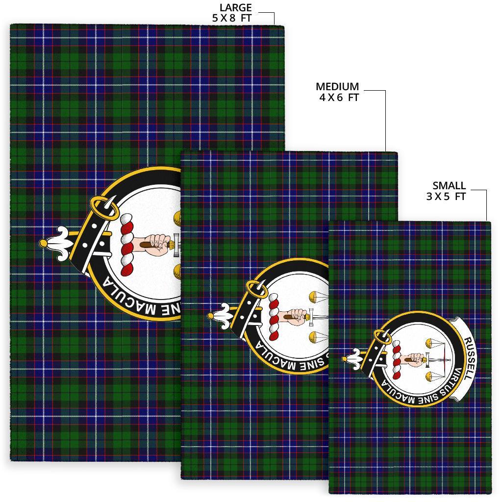 Russell Tartan Crest Area Rug