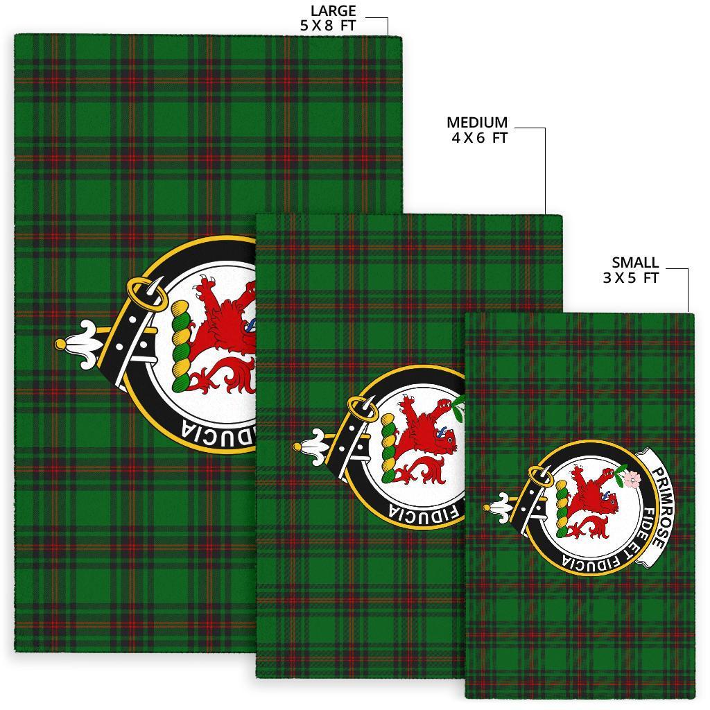 Primrose Tartan Crest Area Rug