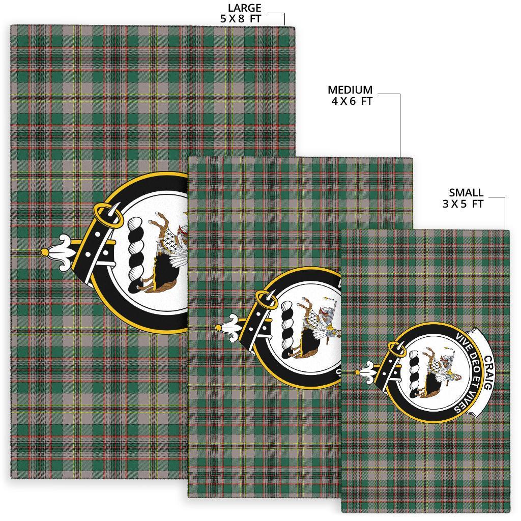 Craig Tartan Crest Area Rug