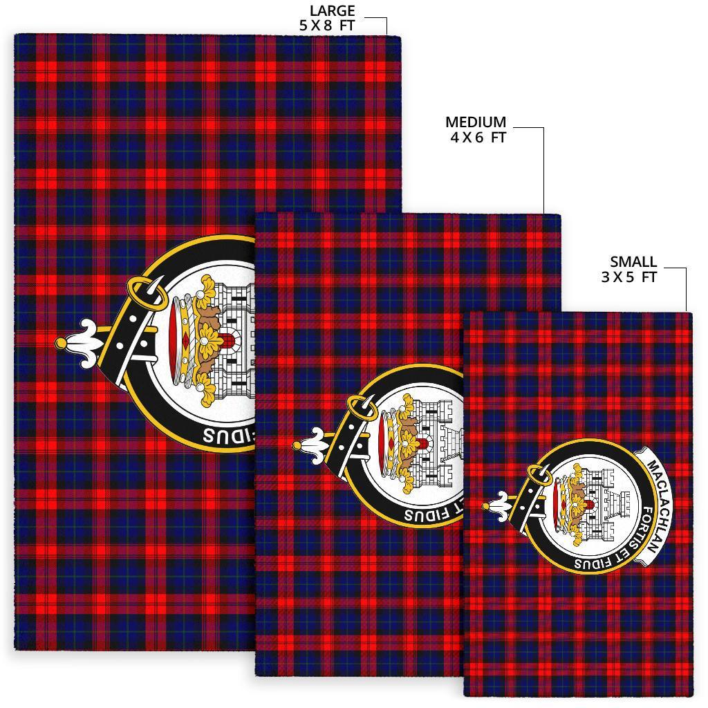 Maclachlan Tartan Crest Area Rug