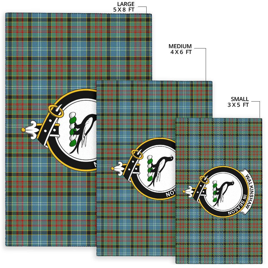 Walkinshaw Tartan Crest Area Rug