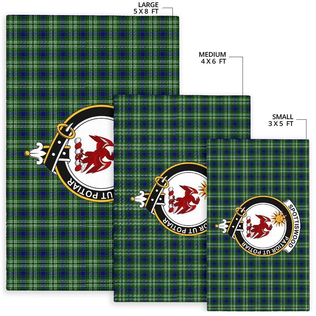 Spottiswood Tartan Crest Area Rug