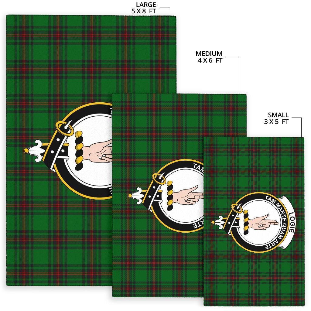 Logie Tartan Crest Area Rug