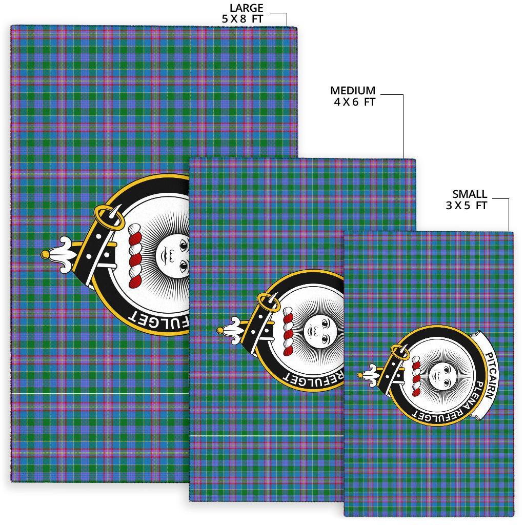 Pitcairn Tartan Crest Area Rug