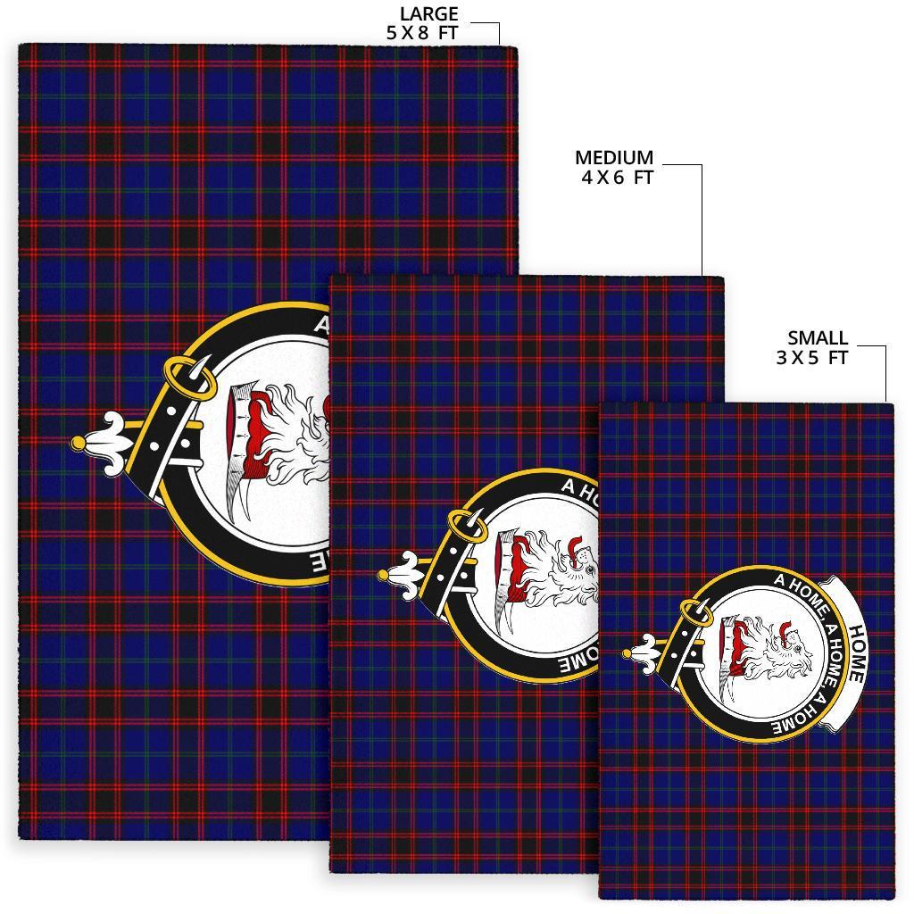 Home (Or Hume) Tartan Crest Area Rug