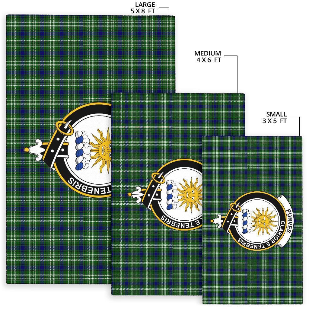 Purves Tartan Crest Area Rug