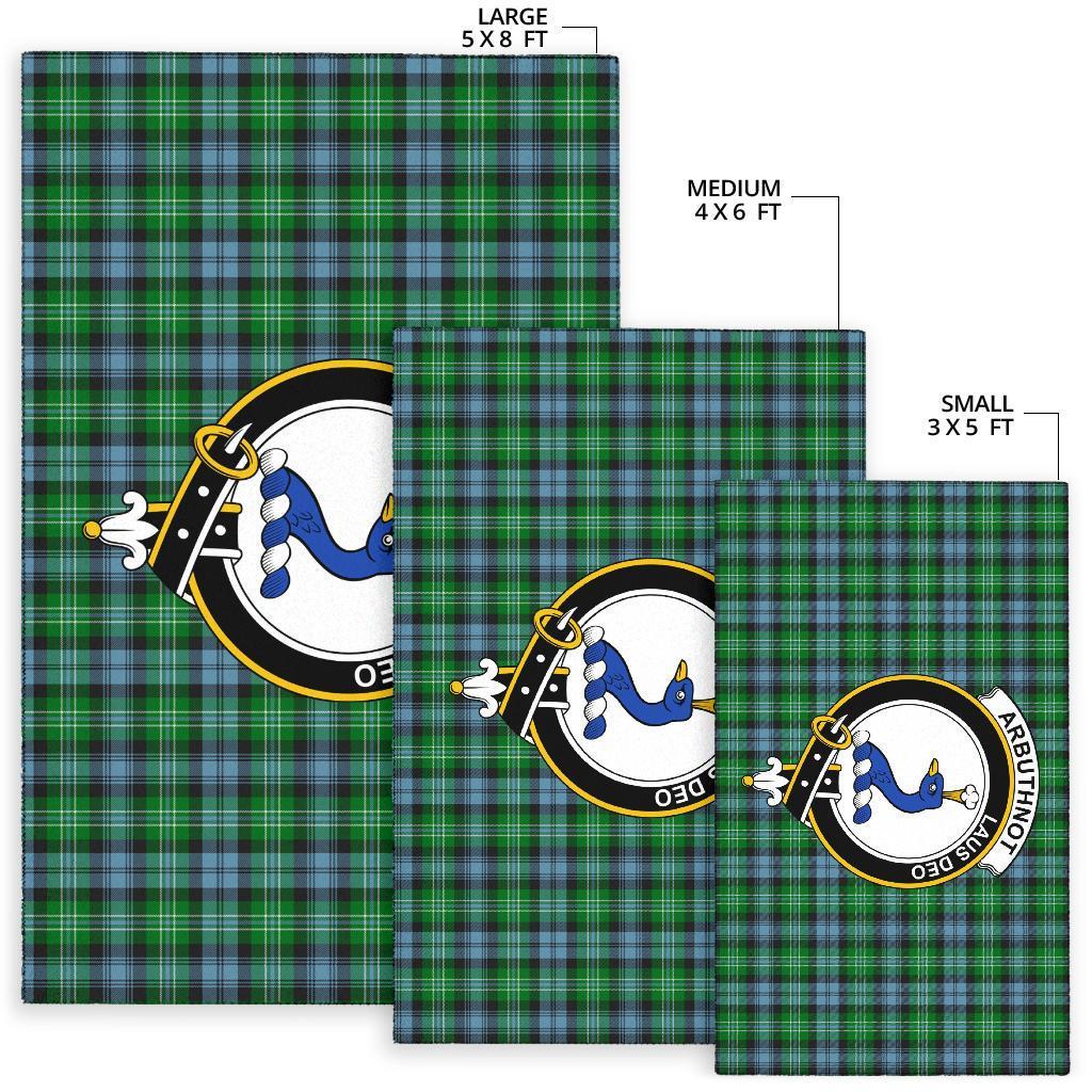 Arbuthnot Tartan Crest Area Rug