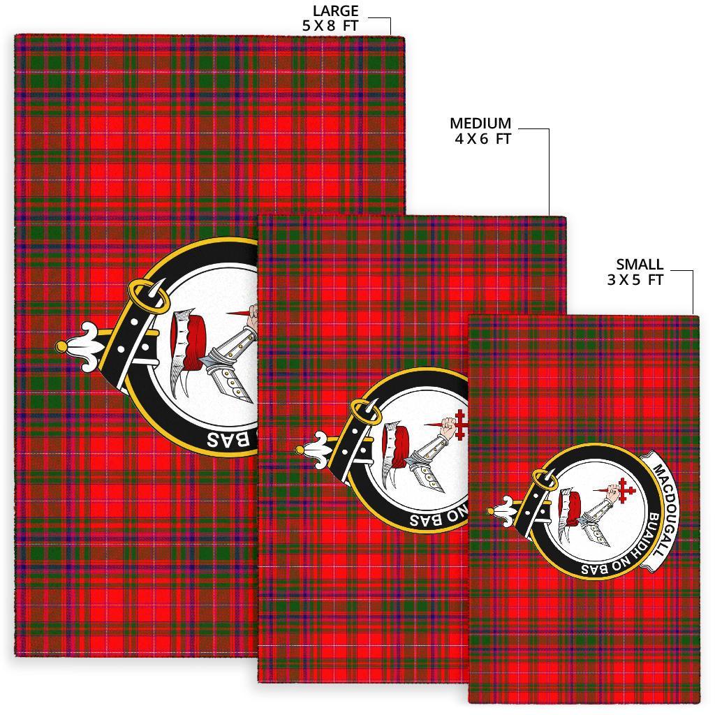 Macdougall Tartan Crest Area Rug