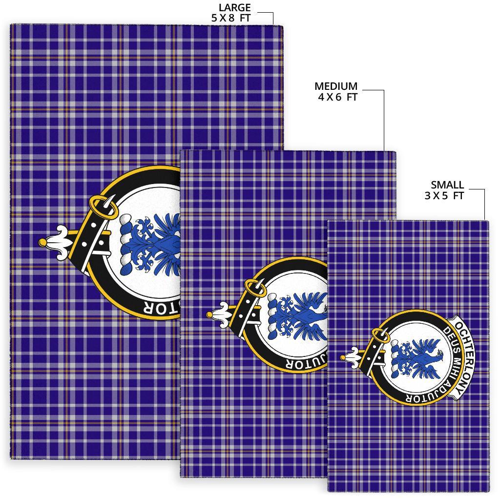 Ochterlony Tartan Crest Area Rug