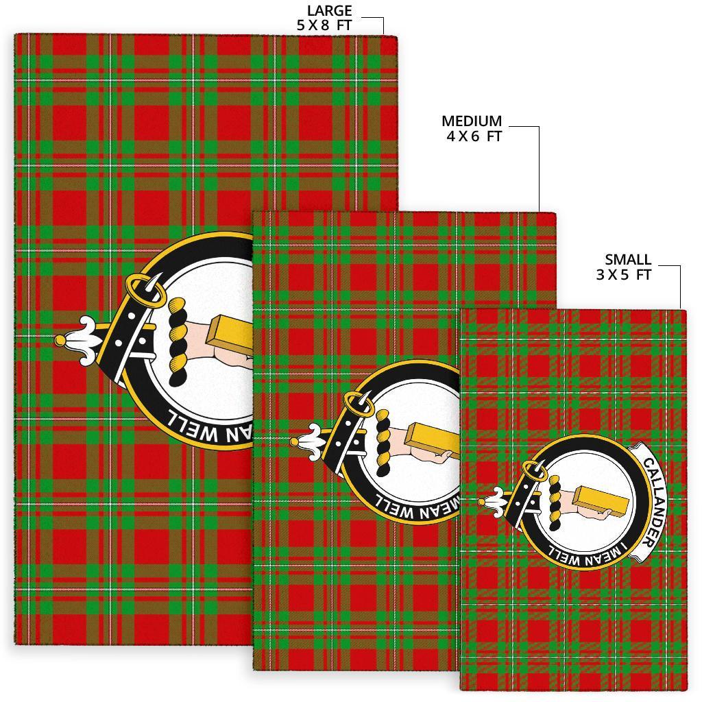 Callander Tartan Crest Area Rug