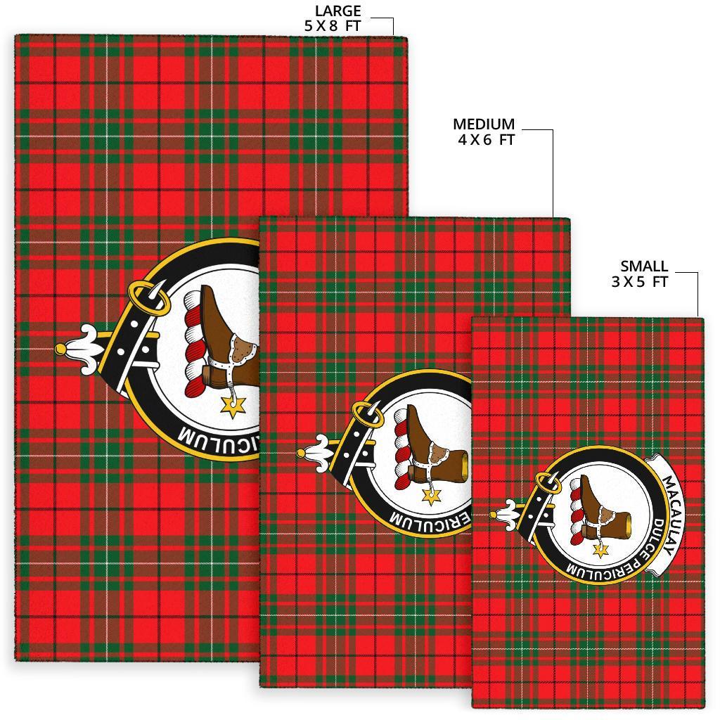 Macaulay Tartan Crest Area Rug