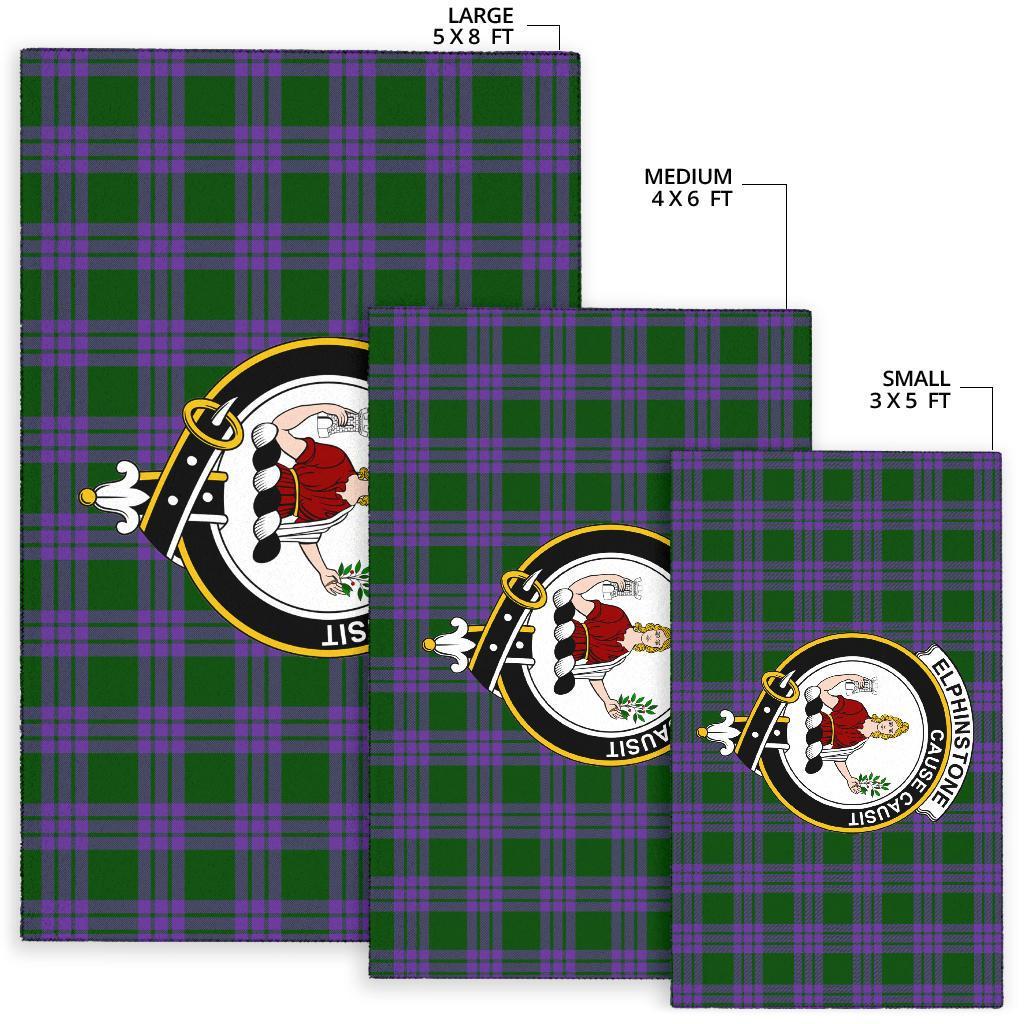 Elphinstone Tartan Crest Area Rug