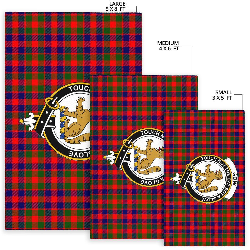 Gow (Or Mcgouan) Tartan Crest Area Rug