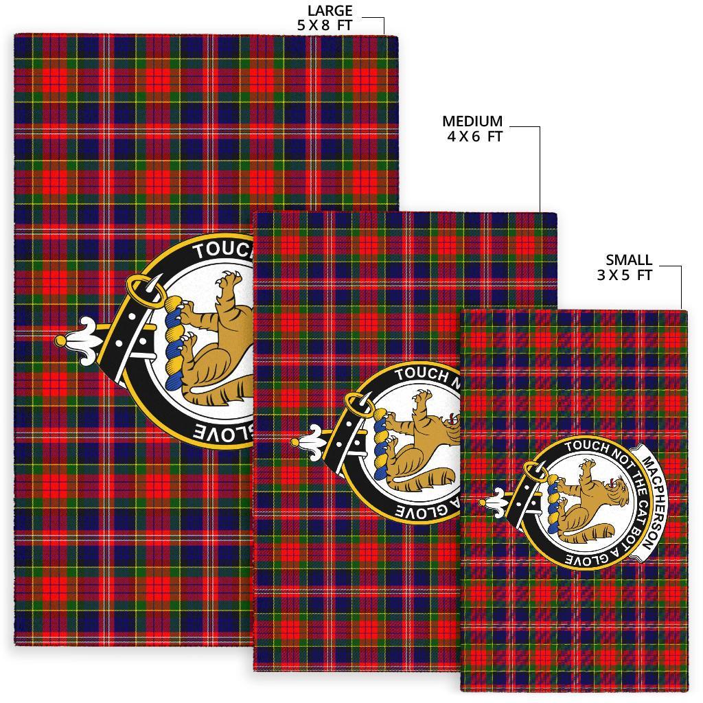 MacPherson Tartan Crest Area Rug