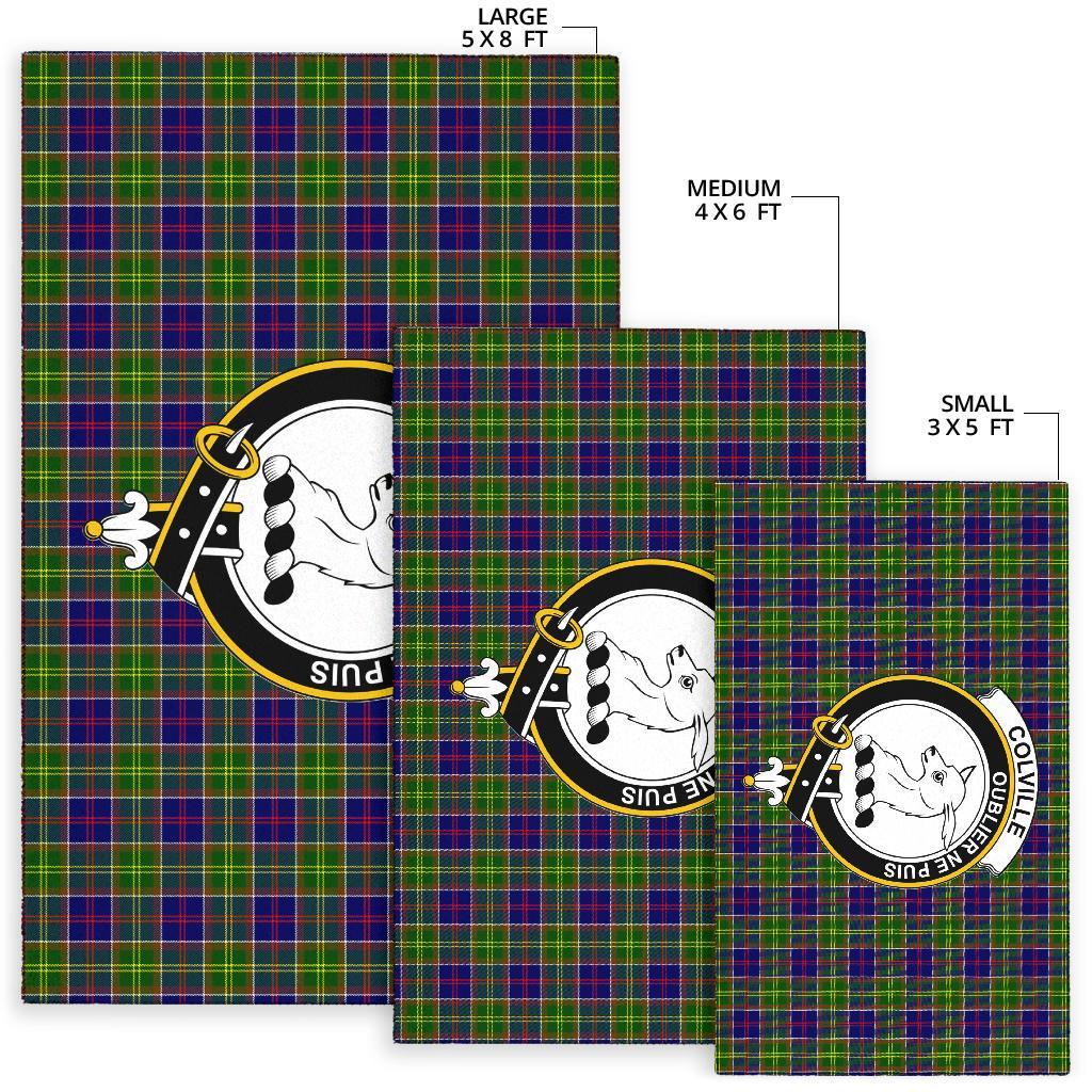 Colville Tartan Crest Area Rug