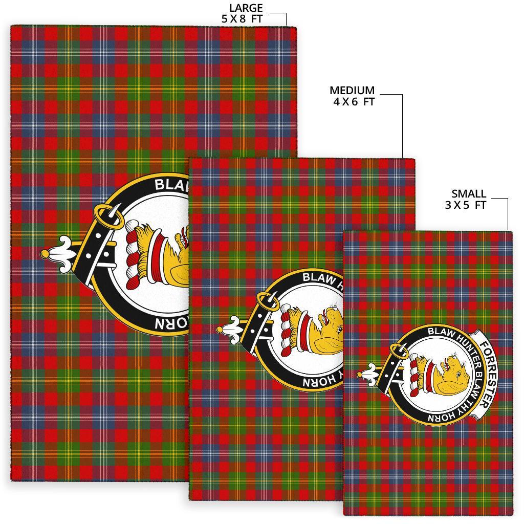 Forrester Tartan Crest Area Rug