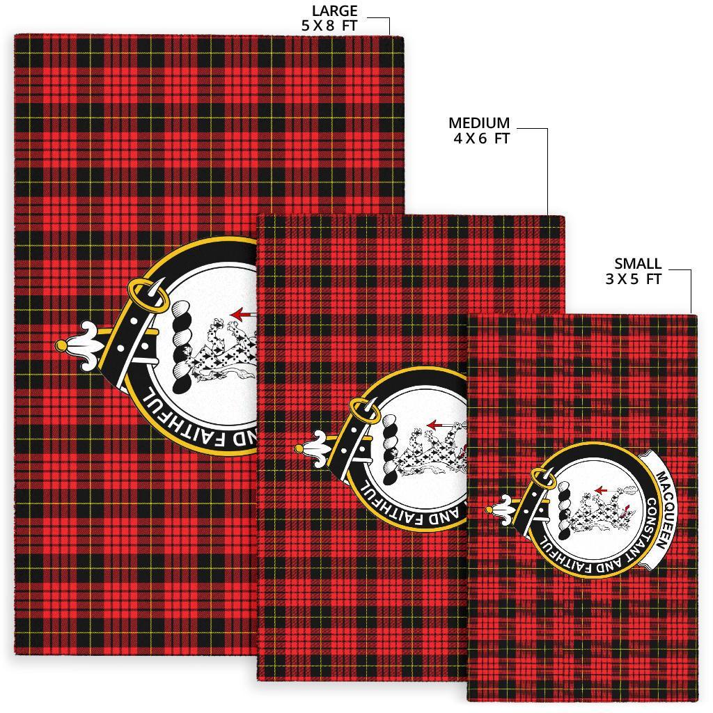 Macqueen Tartan Crest Area Rug