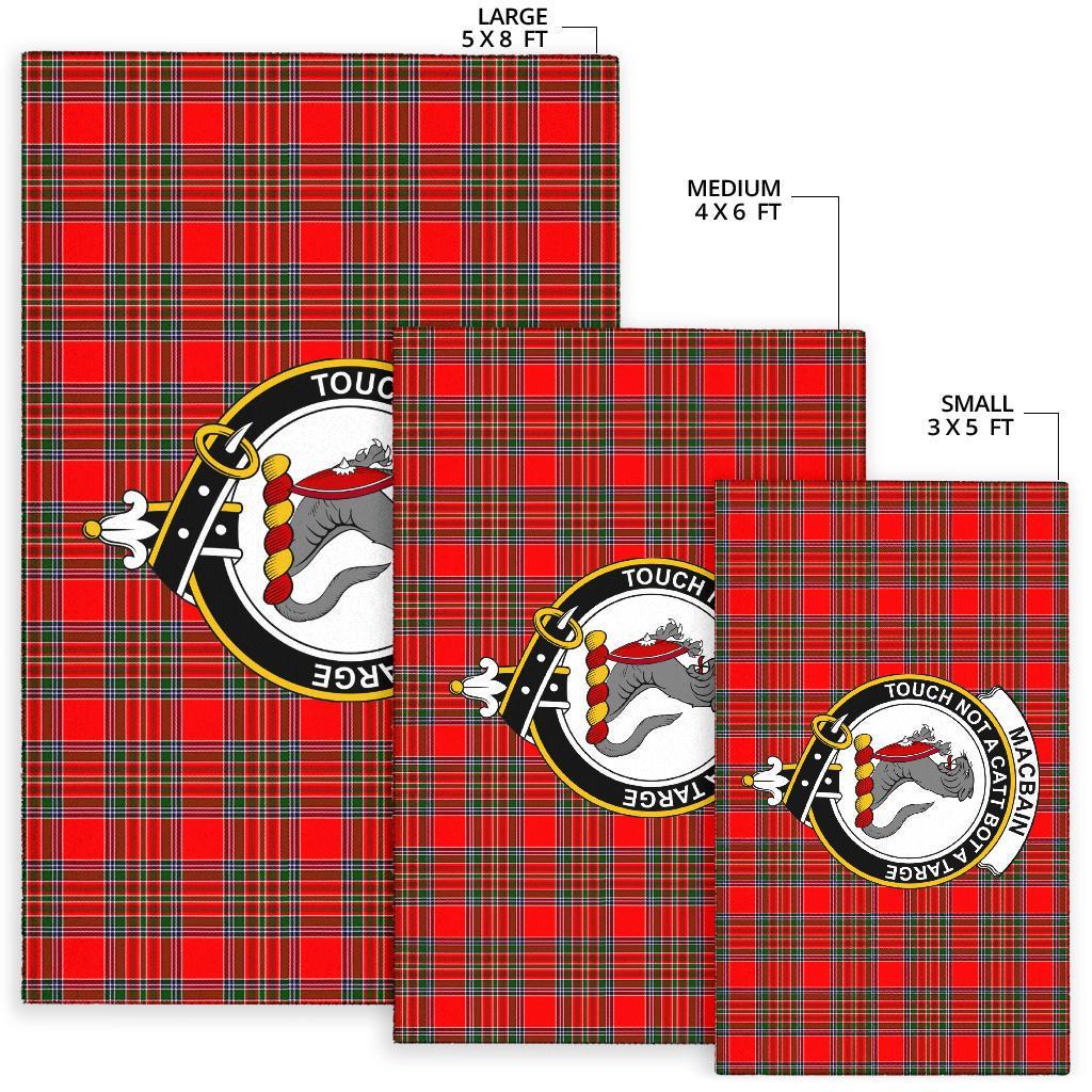 Macbain Tartan Crest Area Rug