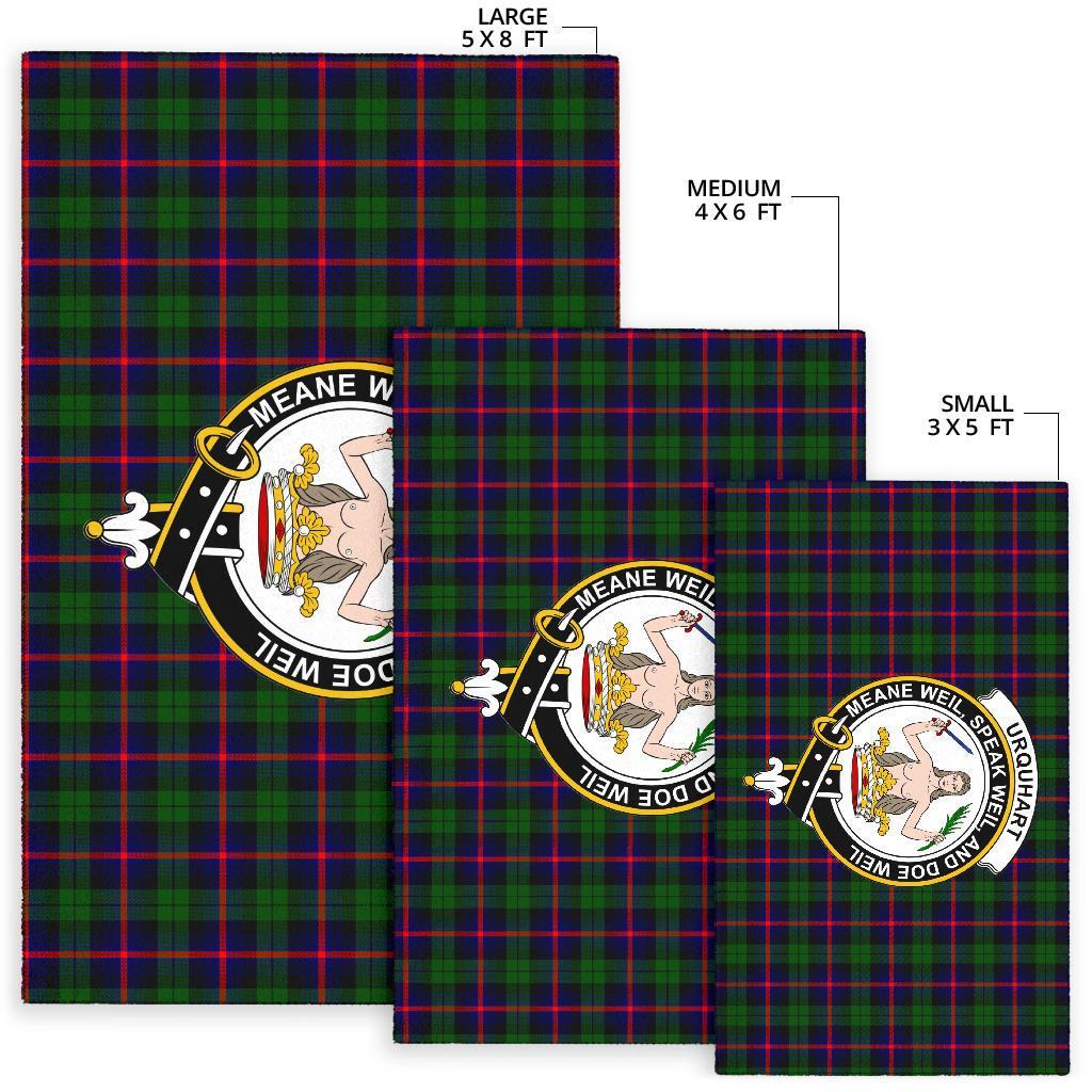 Urquhart Tartan Crest Area Rug