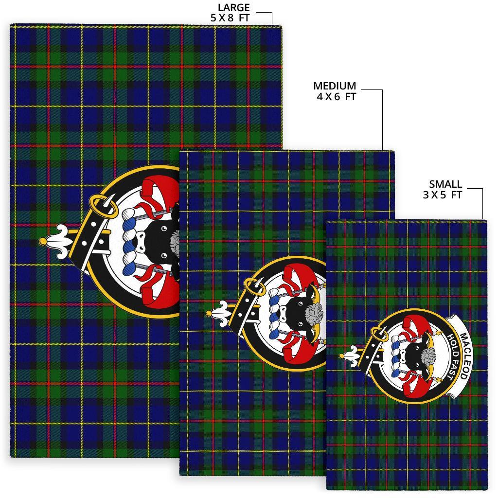 MacLeod Tartan Crest Area Rug