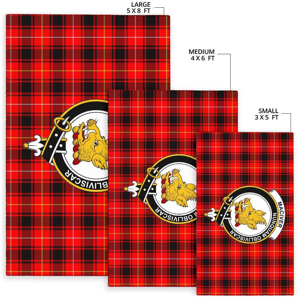 Maciver Tartan Crest Area Rug