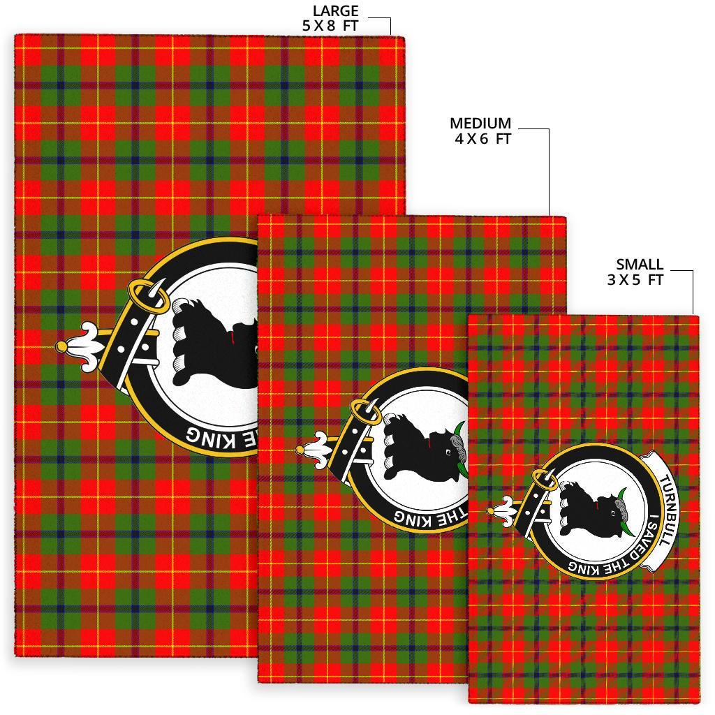 Turnbull Tartan Crest Area Rug