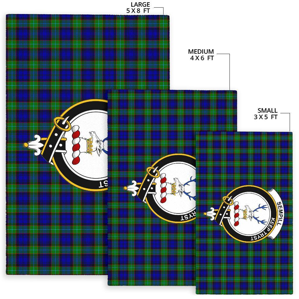 Sempill Tartan Crest Area Rug