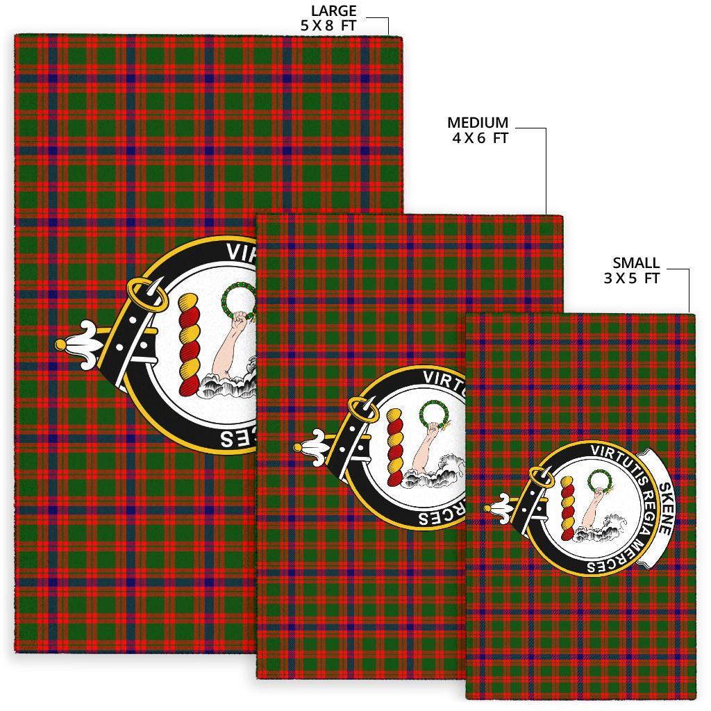 Skene Tartan Crest Area Rug