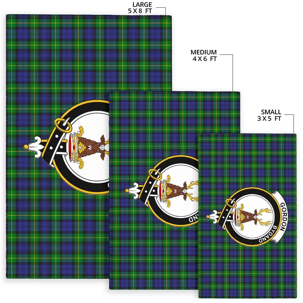 Gordon Tartan Crest Area Rug