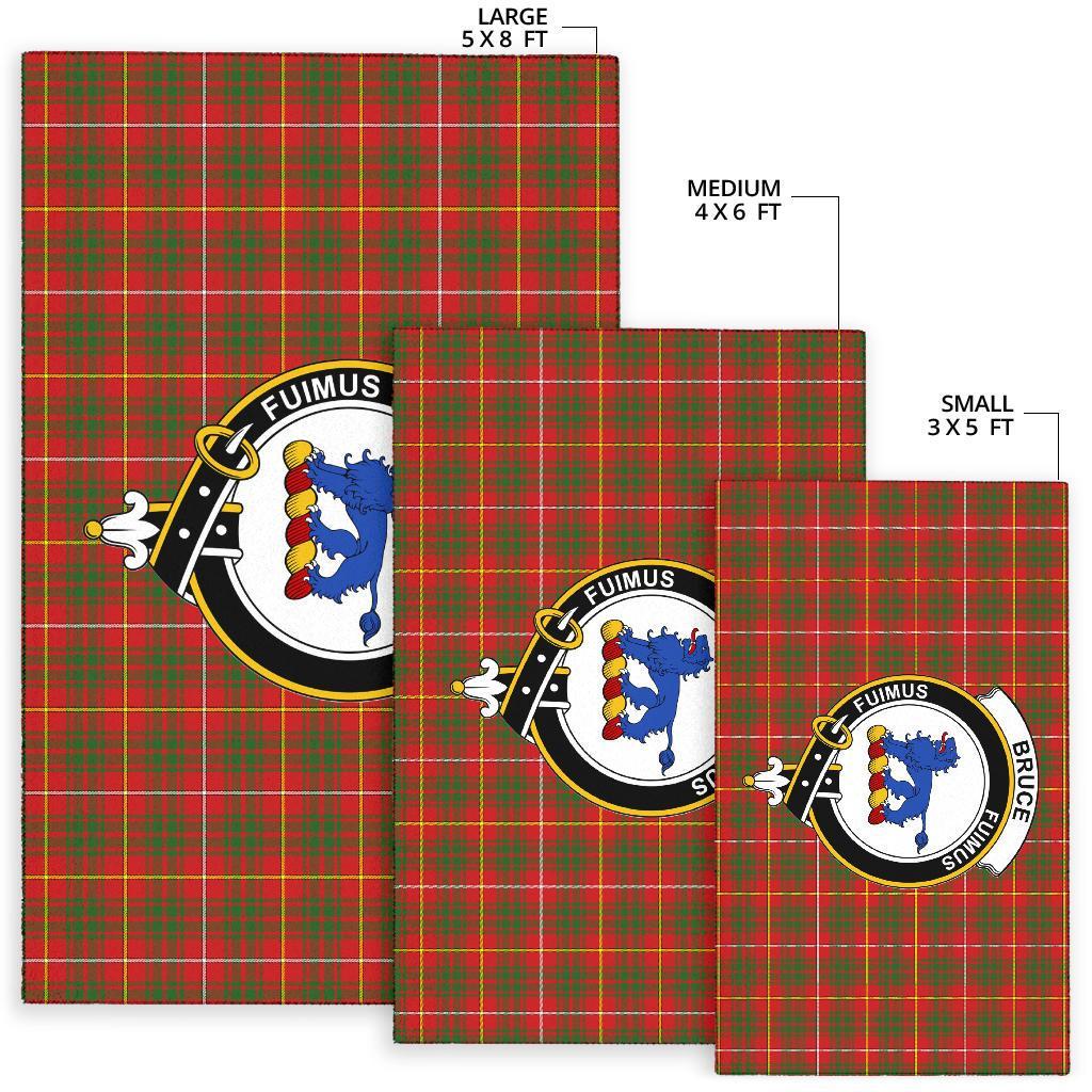 Bruce Tartan Crest Area Rug