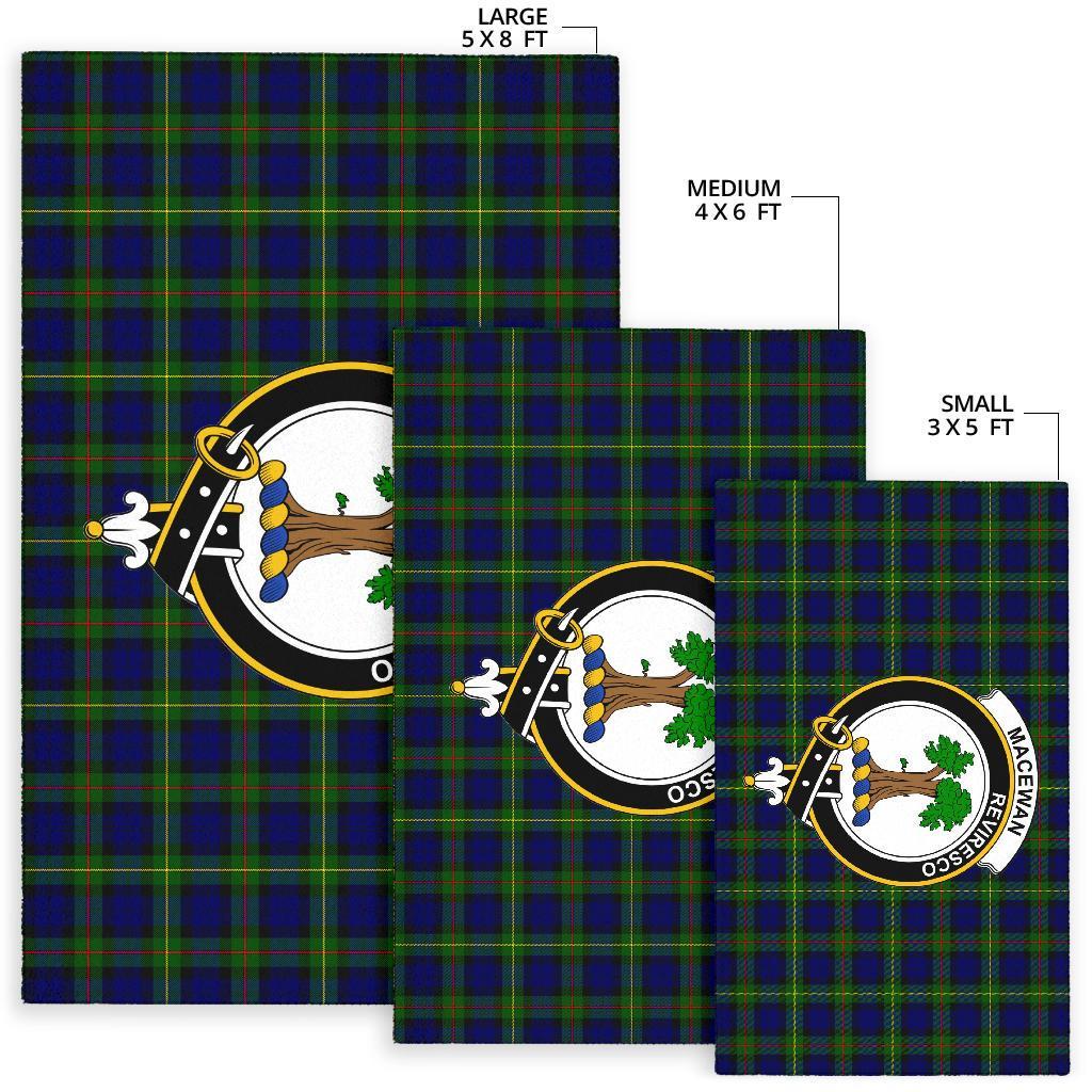 Macewen Tartan Crest Area Rug