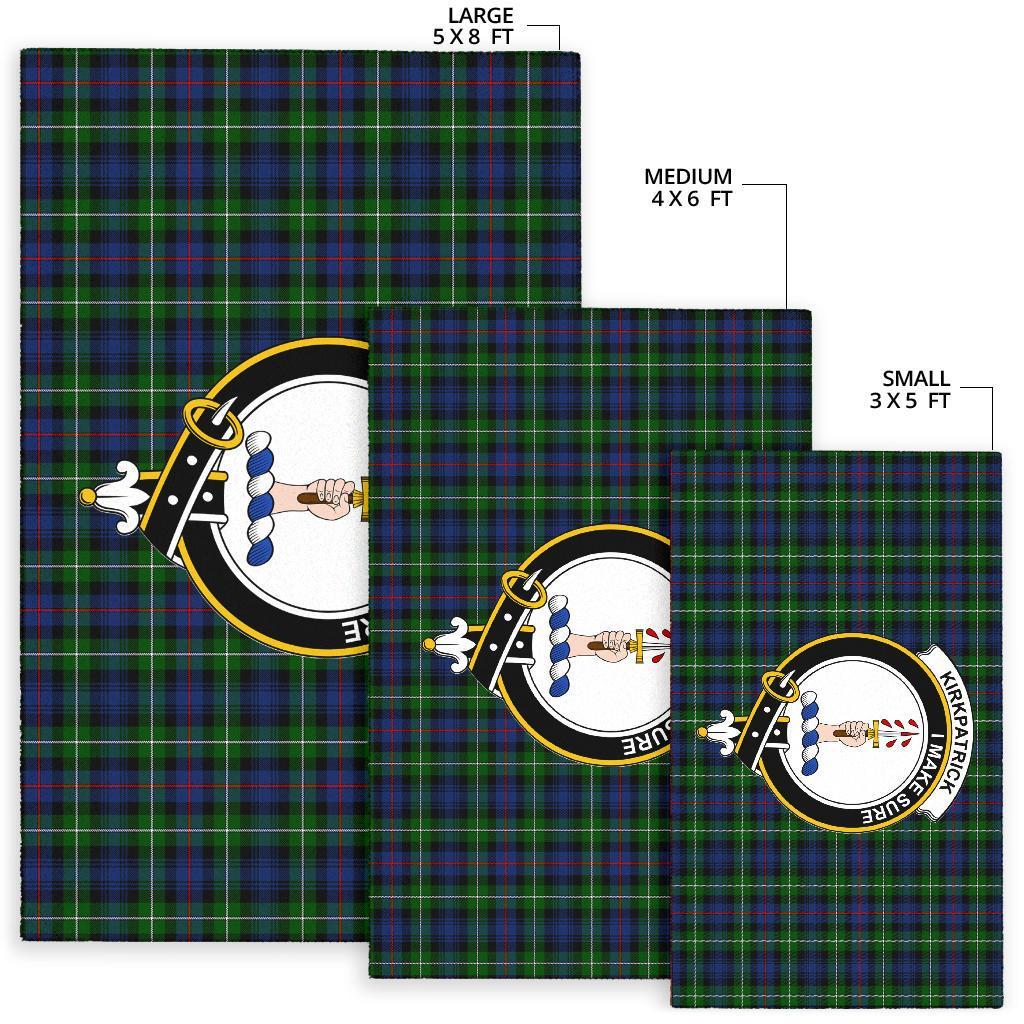 Kirkpatrick Tartan Crest Area Rug