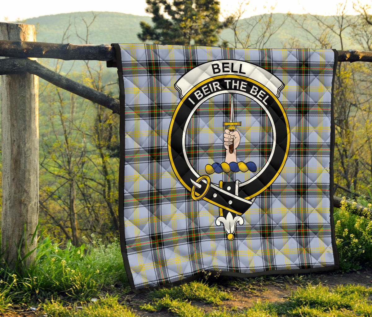 Bell Tartan Crest Quilt - SP