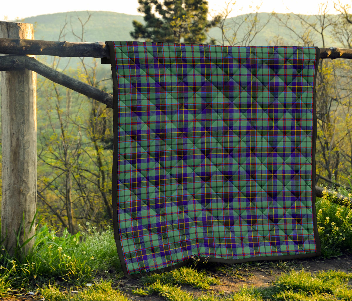 Stevenson Family Modern Tartan Quilt - SP