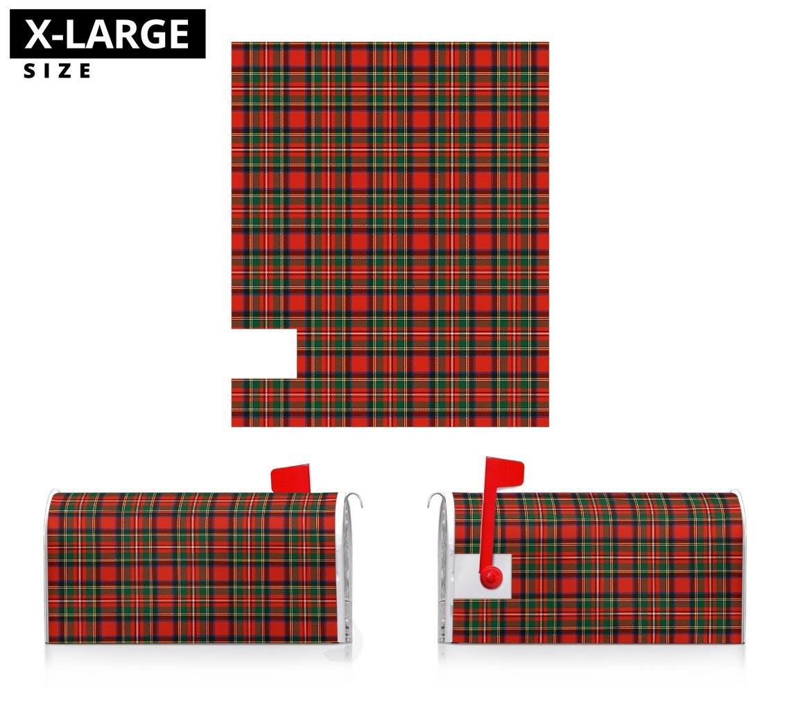 Stewart Royal Modern Tartan Mailbox