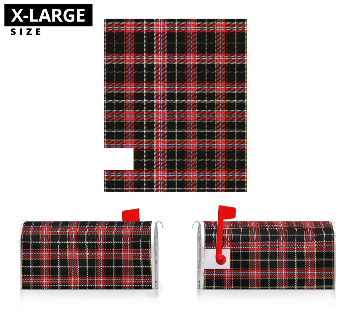 Norwegian Night Tartan Mailbox