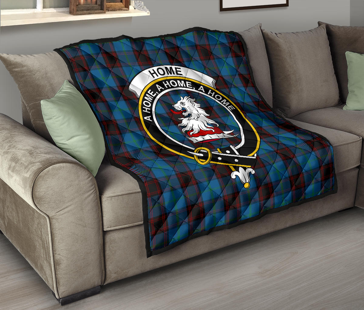 Home Clans Originaux Tartan Crest Quilt - SP