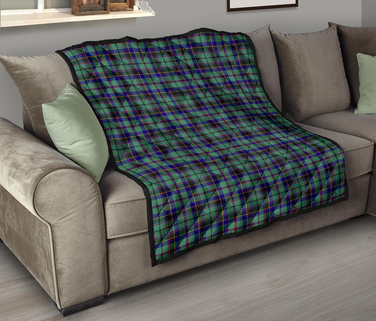 Stevenson Family Modern Tartan Quilt - SP