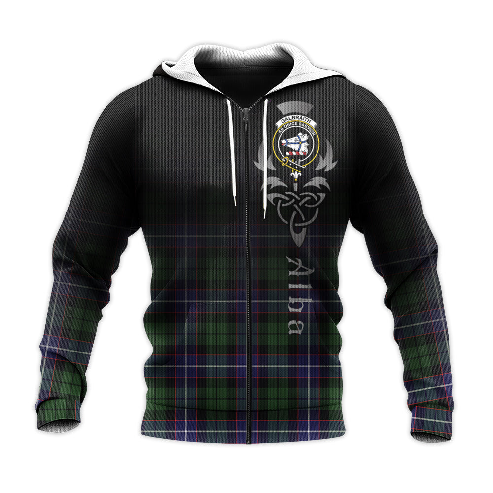 Galbraith Modern Tartan Hoodie - Alba Celtic Style