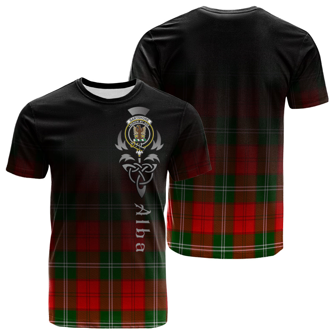 Gartshore Tartan Crest T-shirt - Alba Celtic Style