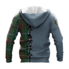 Gayre Tartan Hoodie - Lion Rampant And Celtic Thistle Style