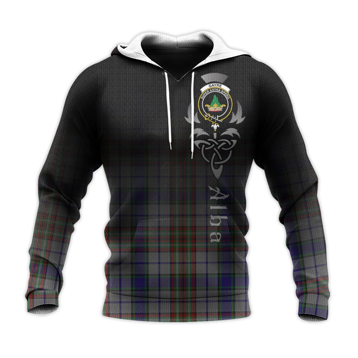 Gayre Hunting Tartan Hoodie - Alba Celtic Style