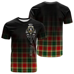 Gibsone (Gibson - Gibbs) Tartan Crest T-shirt - Alba Celtic Style