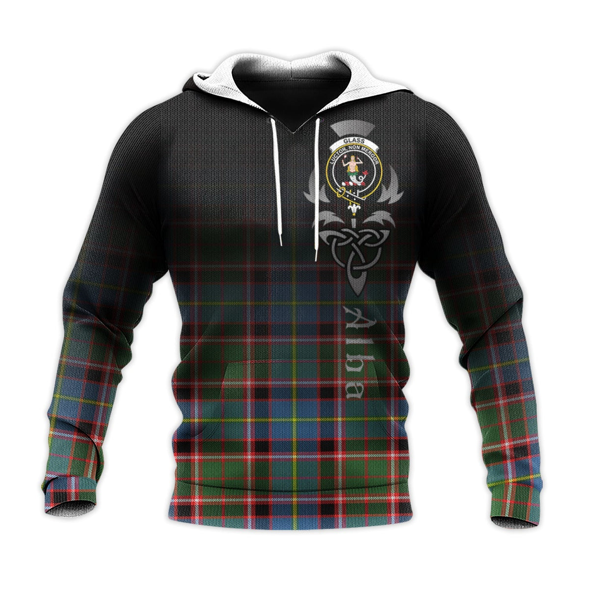 Glass Tartan Hoodie - Alba Celtic Style