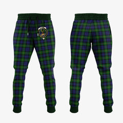 Gordon Tartan Crest Jogger Sweatpants