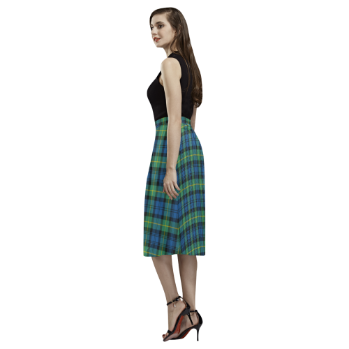 Gordon Ancient Tartan Aoede Crepe Skirt